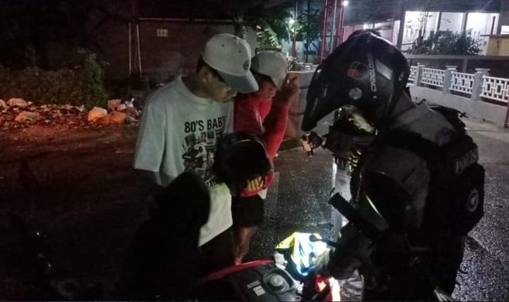 Patroli Tim Perintis Presisi Polres Metro Depok Cegah Tindak Kejahatan Malam Hari