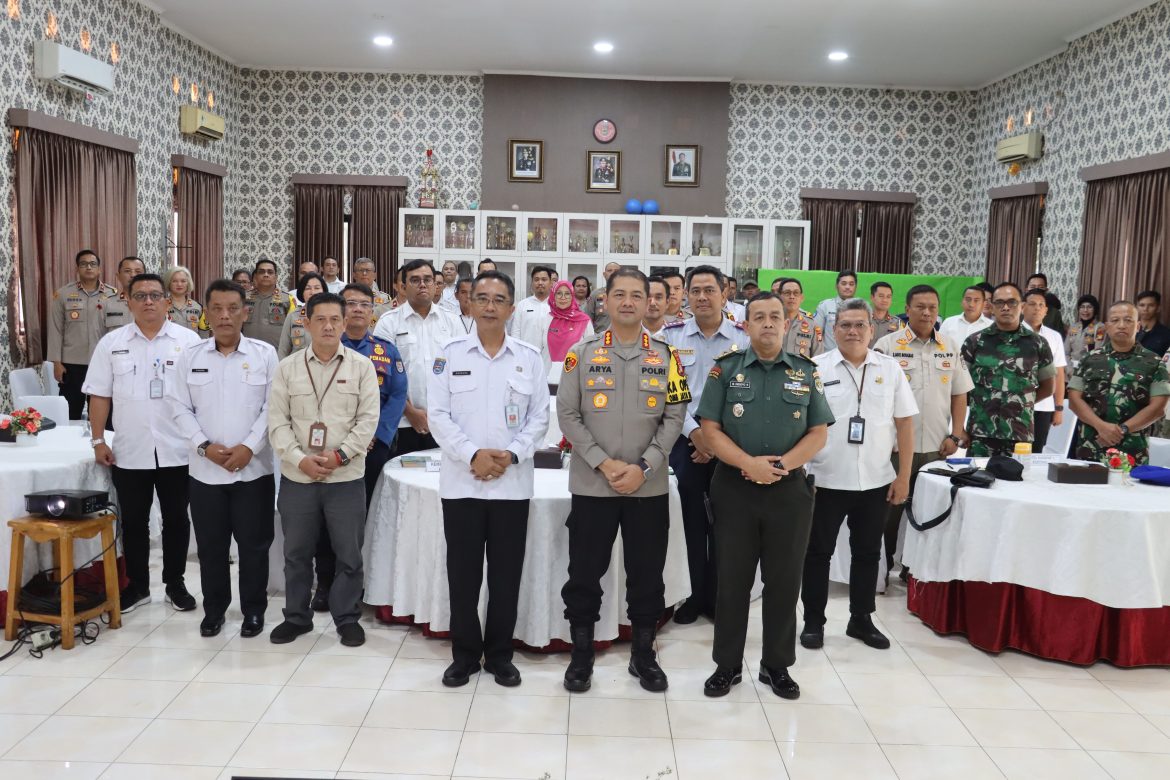 Polres Metro Depok Gelar Rapat Koordinasi Lintas Sektoral Ops Ketupat 2024 Dalam Rangka Pengamanan Idul Fitri 1445 H