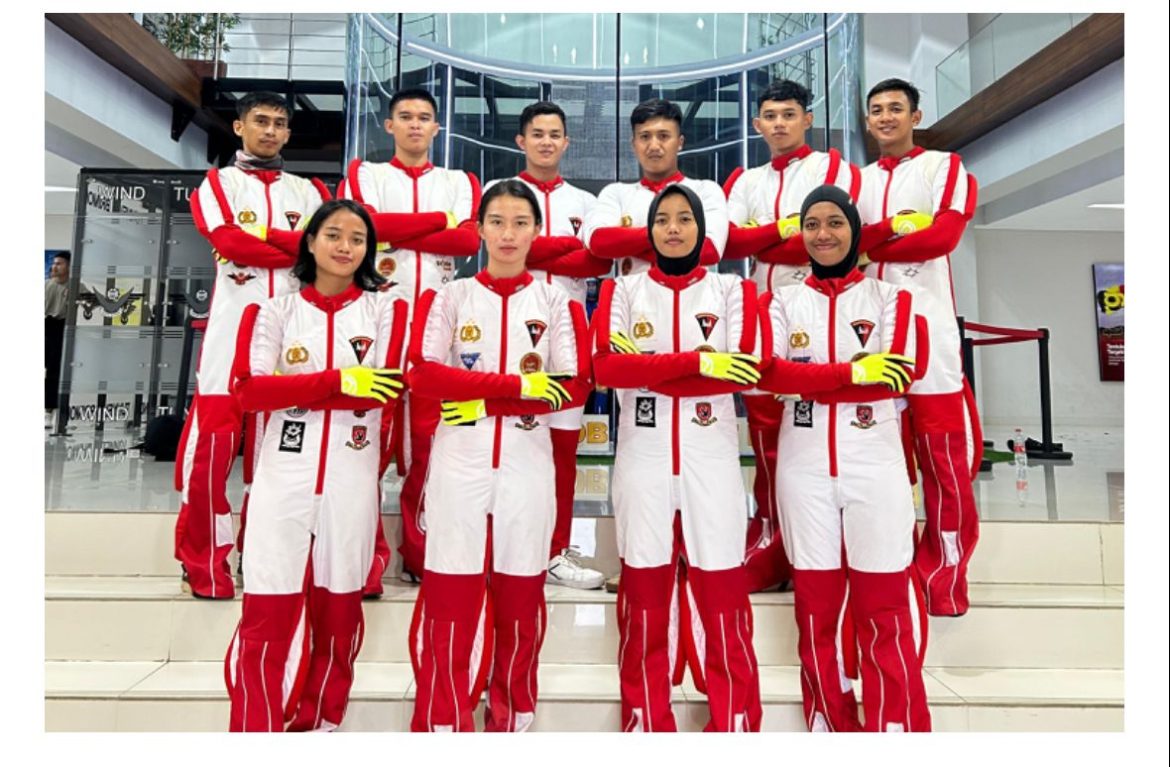 Anggota Polri Wakili Indonesia Dalam Piala Indoor Sky Diving