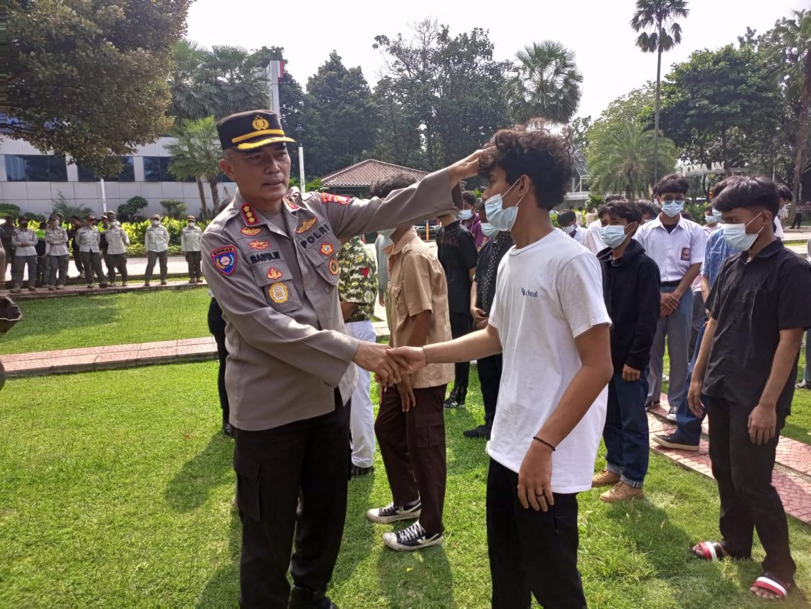 Terlibat Konvoi Dan Hendak Tawuran, Puluhan Remaja Di Kumpulkan Di Balai kota DKI