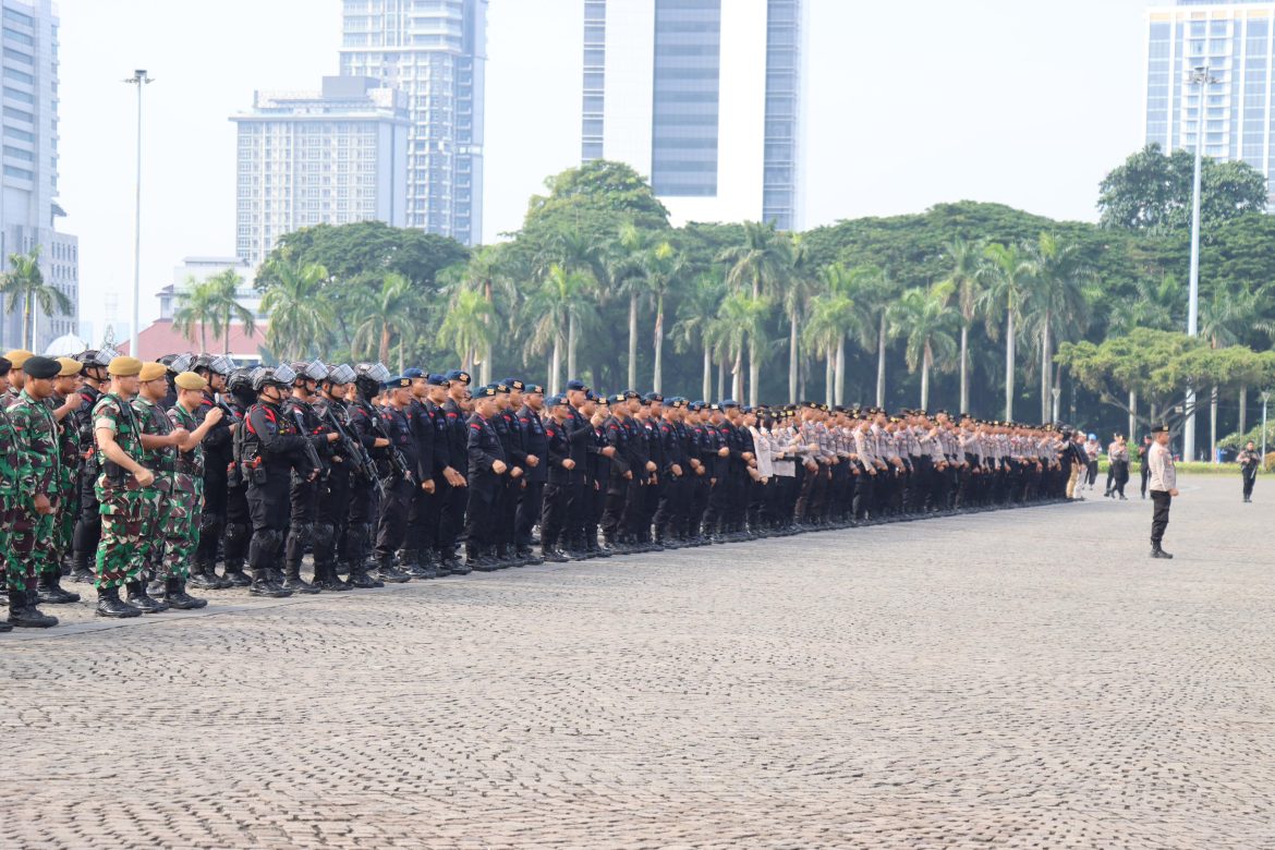 TNI – POLRI Terjunkan 2.713 Personil Gabungan, Siap Amankan Aksi Unjuk Rasa