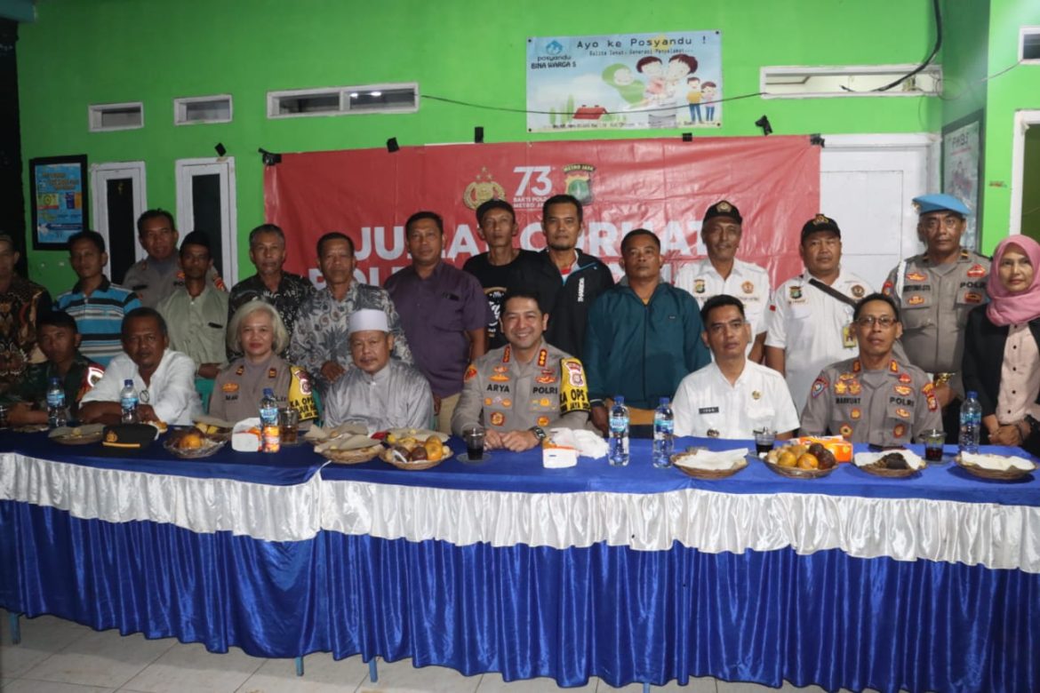 Warga Desa Citayam Tajurhalang Berbagi Curahan Hati Dengan Kapolres Metro Depok pada Kegiatan Jum’at Curhat