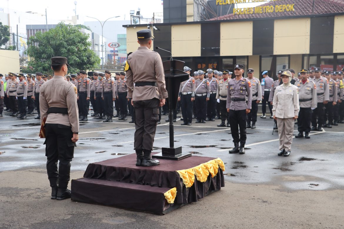 Polres Metro Depok Gelar Upacara Hari Kebangkitan Nasional Ke-116 Tahun