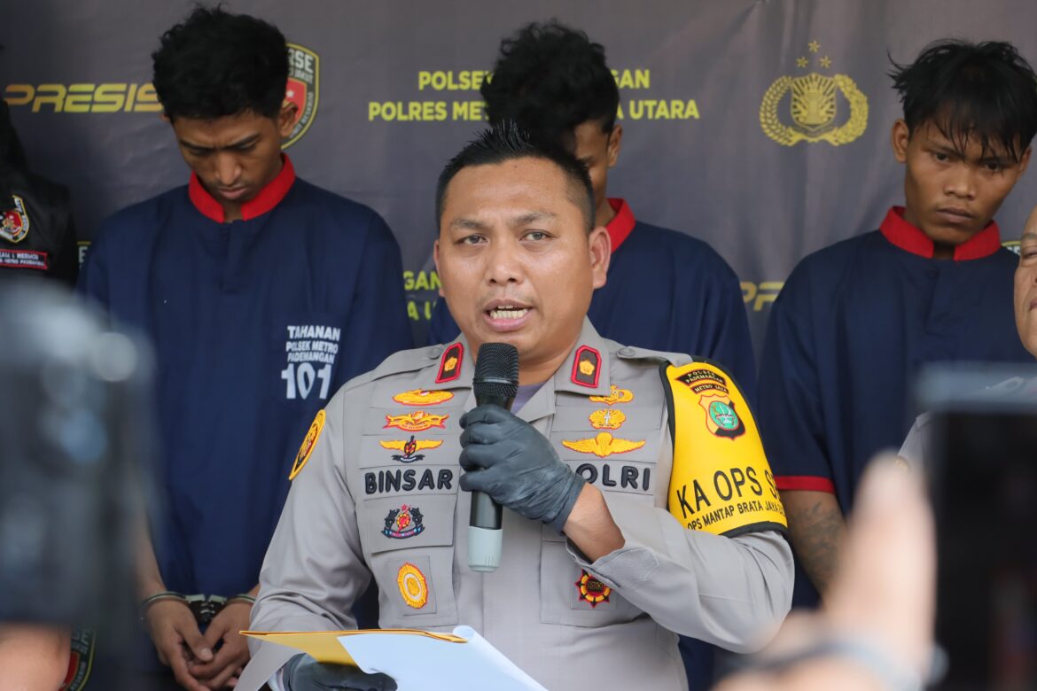 Polisi Tangkap Pelaku Tawuran yang Bacok Korban Saat Terjatuh