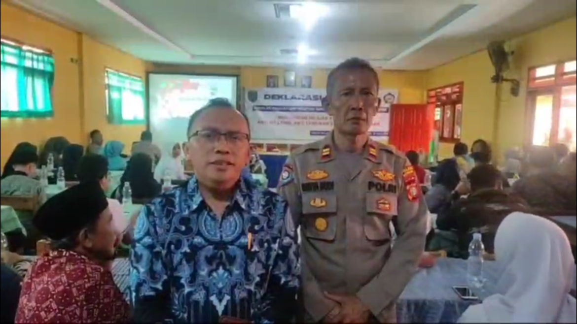 Himbau Tawuran ! Satbinmas Polres Metro Depok Goes to School SMP Harapan Bangsa