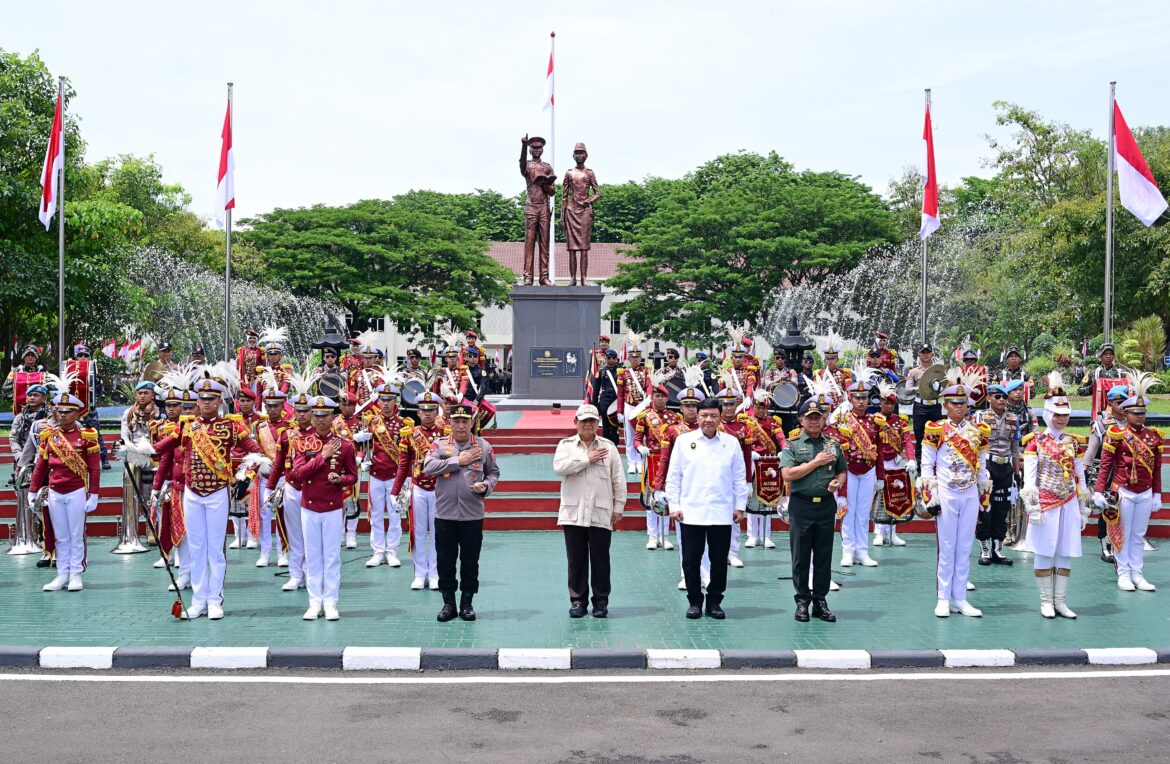 Presiden Prabowo Disambut Meriah di Pembukaan Apel Kasatwil Polri 2024