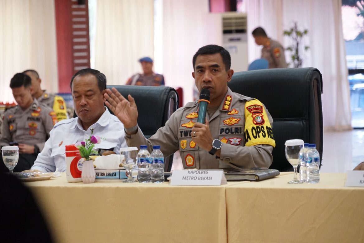 Kapolres Metro Bekasi Gelar Rakord Lintas Sektoral Operasi Lilin Jaya 2024 untuk Pengamanan Libur Panjang, Natal, dan Tahun Baru