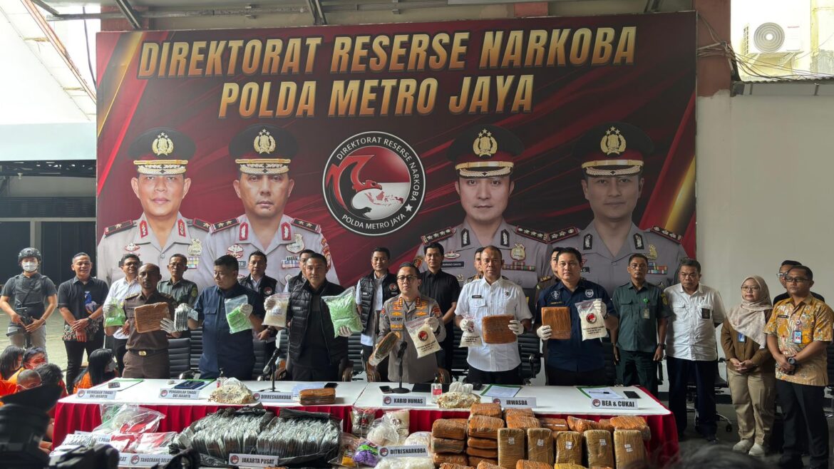 Polda Metro Jaya Musnahkan 315,7 Kg Narkotika Hasil Sitaan Februari–April 2025