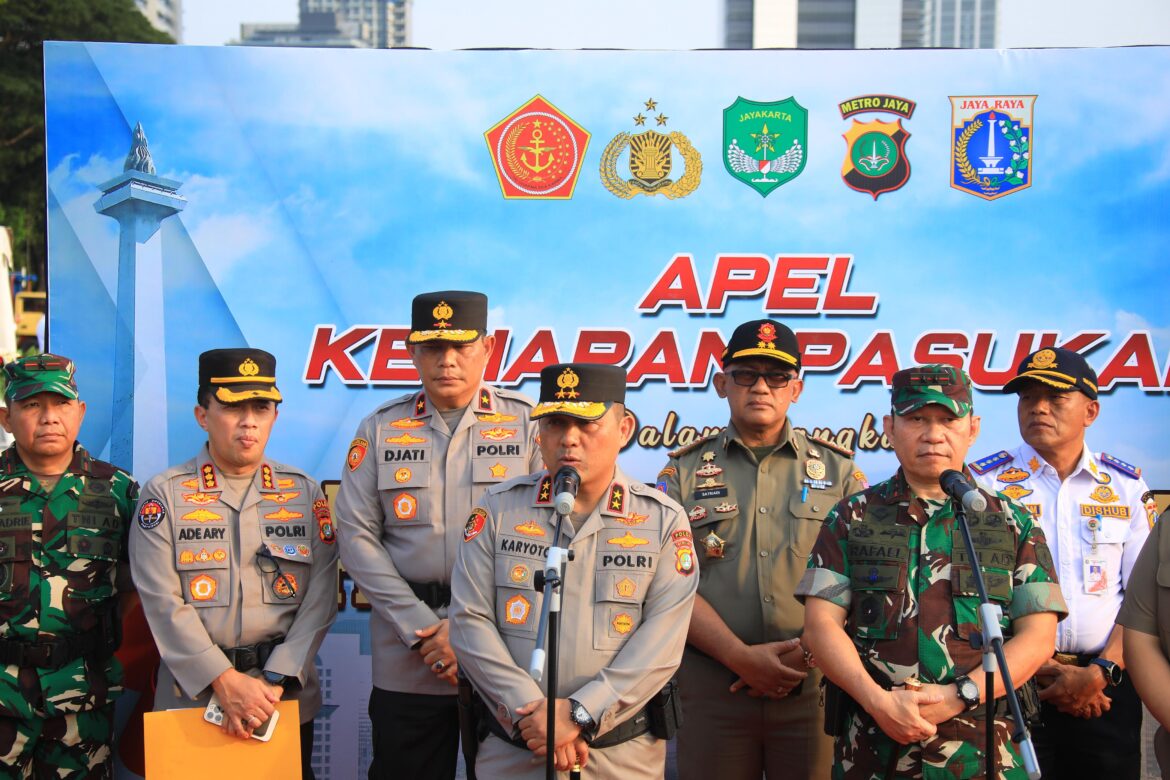 Apel Pengamanan May Day 2025, Ribuan Personel Gabungan Siap Kawal Aksi Buruh di Monas