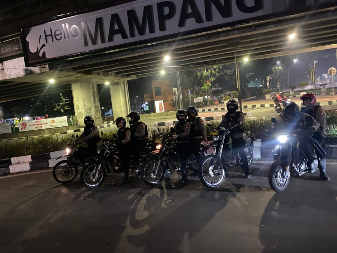 Patroli Presisi Polres Jaksel Gagalkan Tawuran, Enam Pemuda Diamankan