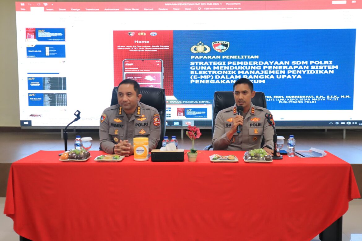 Puslitbang Polri Gelar FGD Strategi Pemberdayaan SDM dan Dukungan Ketahanan Pangan Polres Metro Bekasi Kota