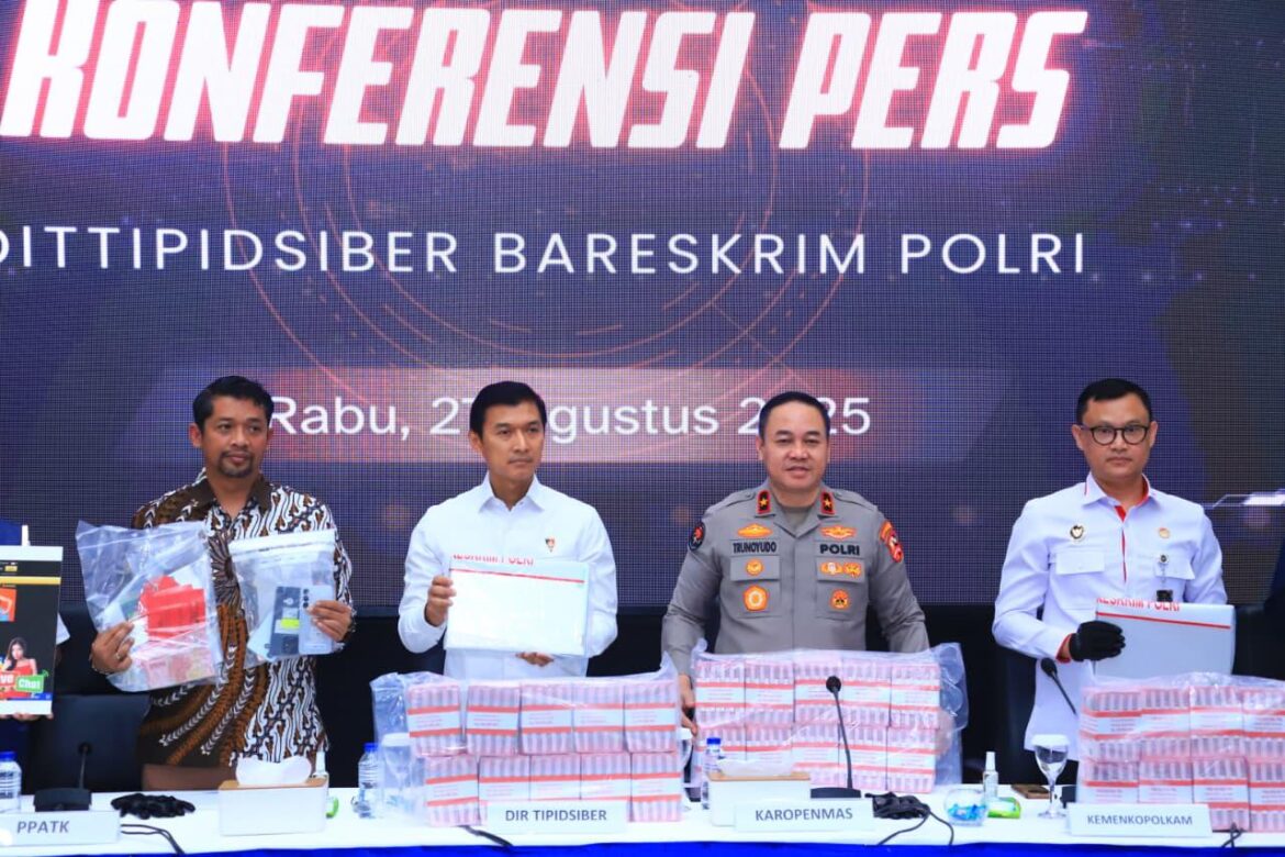 Polri Ungkap Sindikat Judi Online Jaringan Internasional, Sita Rp16,4 Miliar dan Bekukan 76 Rekening