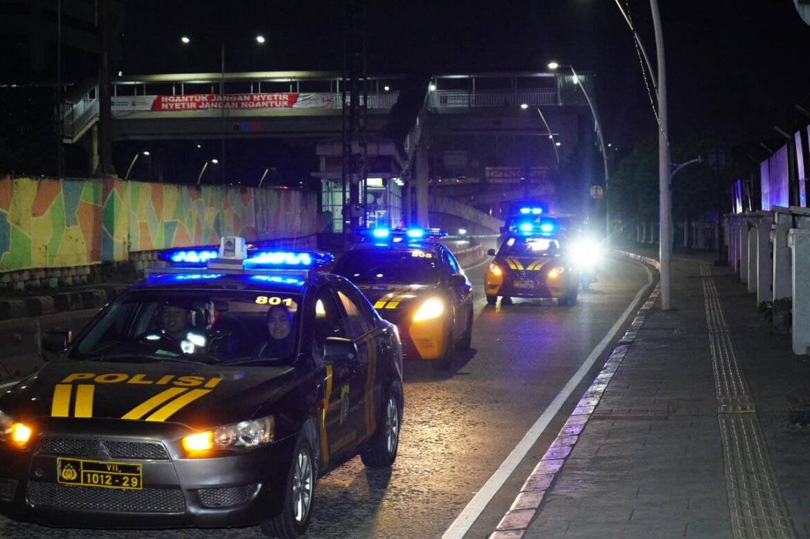 Patroli Skala Besar Polres Metro Jakarta Utara, Sinergi Polri-TNI Jaga Keamanan Kota