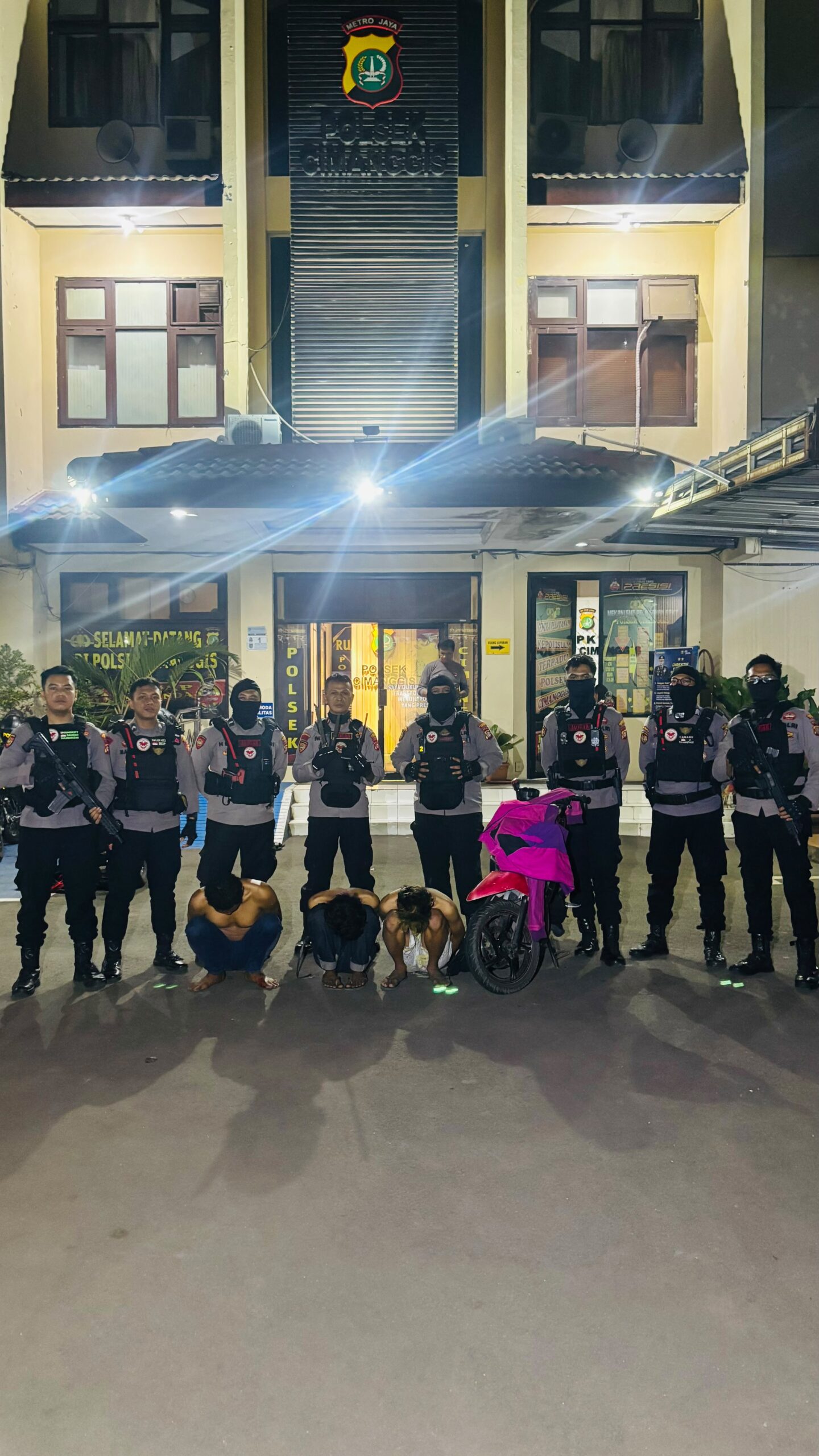 Antisipasi Tawuran dan Kejahatan Jalanan, Tim Perintis Presisi Polres Metro Depok Sisir Sejumlah Titik Rawan