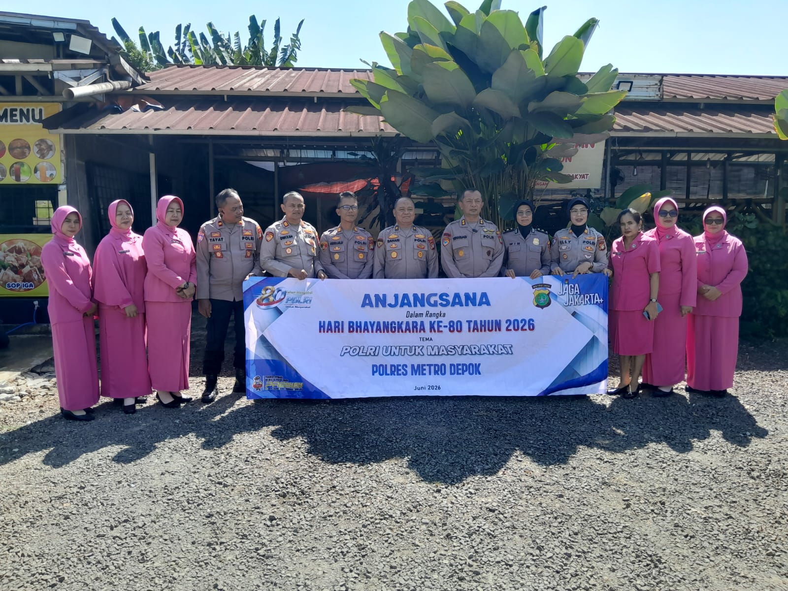Polres Metro Depok Gelar Anjangsana di Wilayah Bojonggede, Wujud Kepedulian dalam Rangka HUT Bhayangkara ke-80